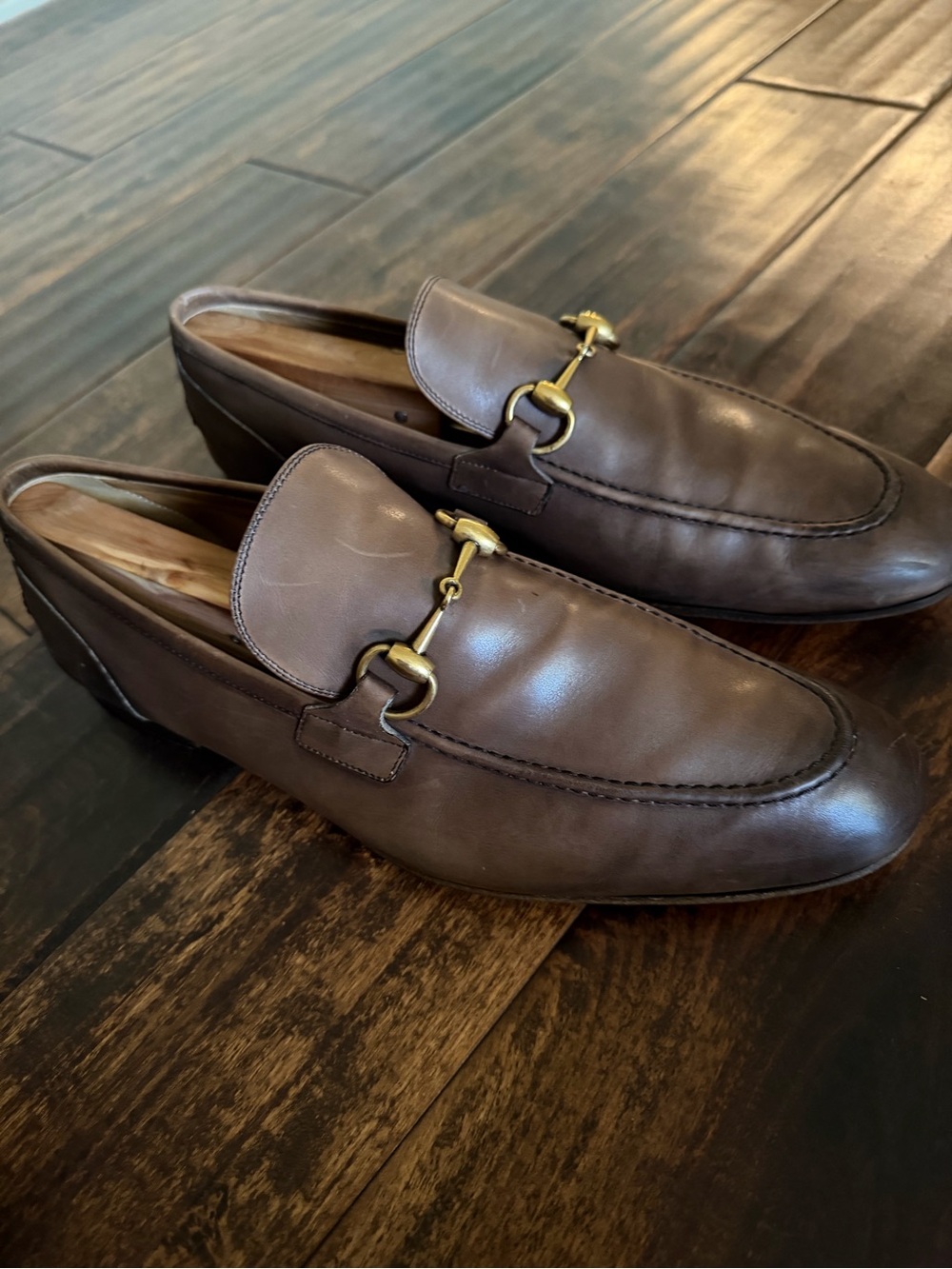 Men's Gucci Jordaan Loafers Sz UK 10 - Picture 2 of 8